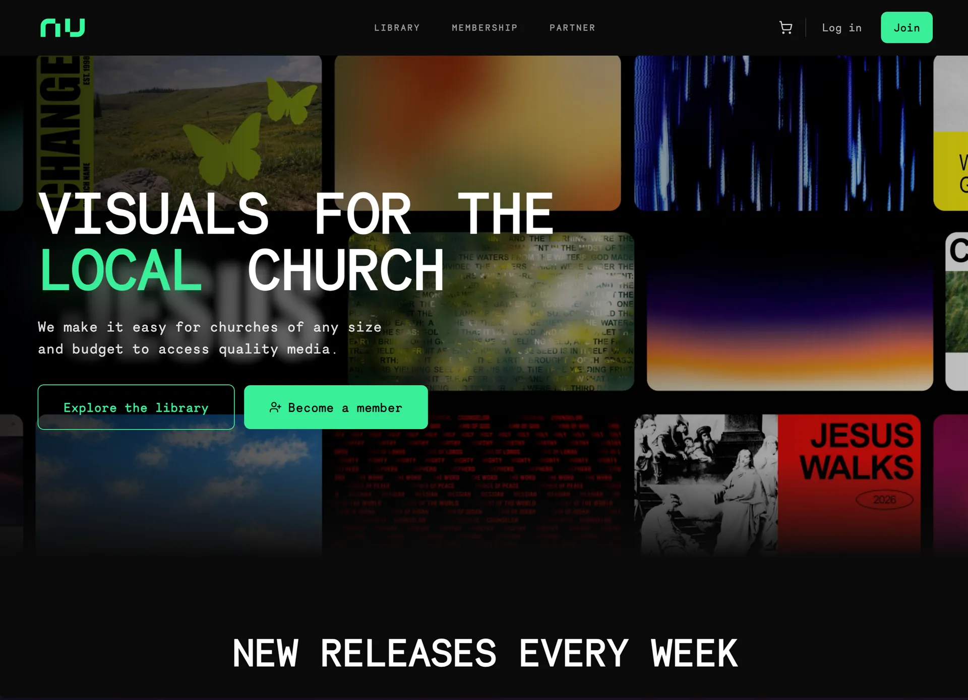 New Vision Media — subscription storefront overview