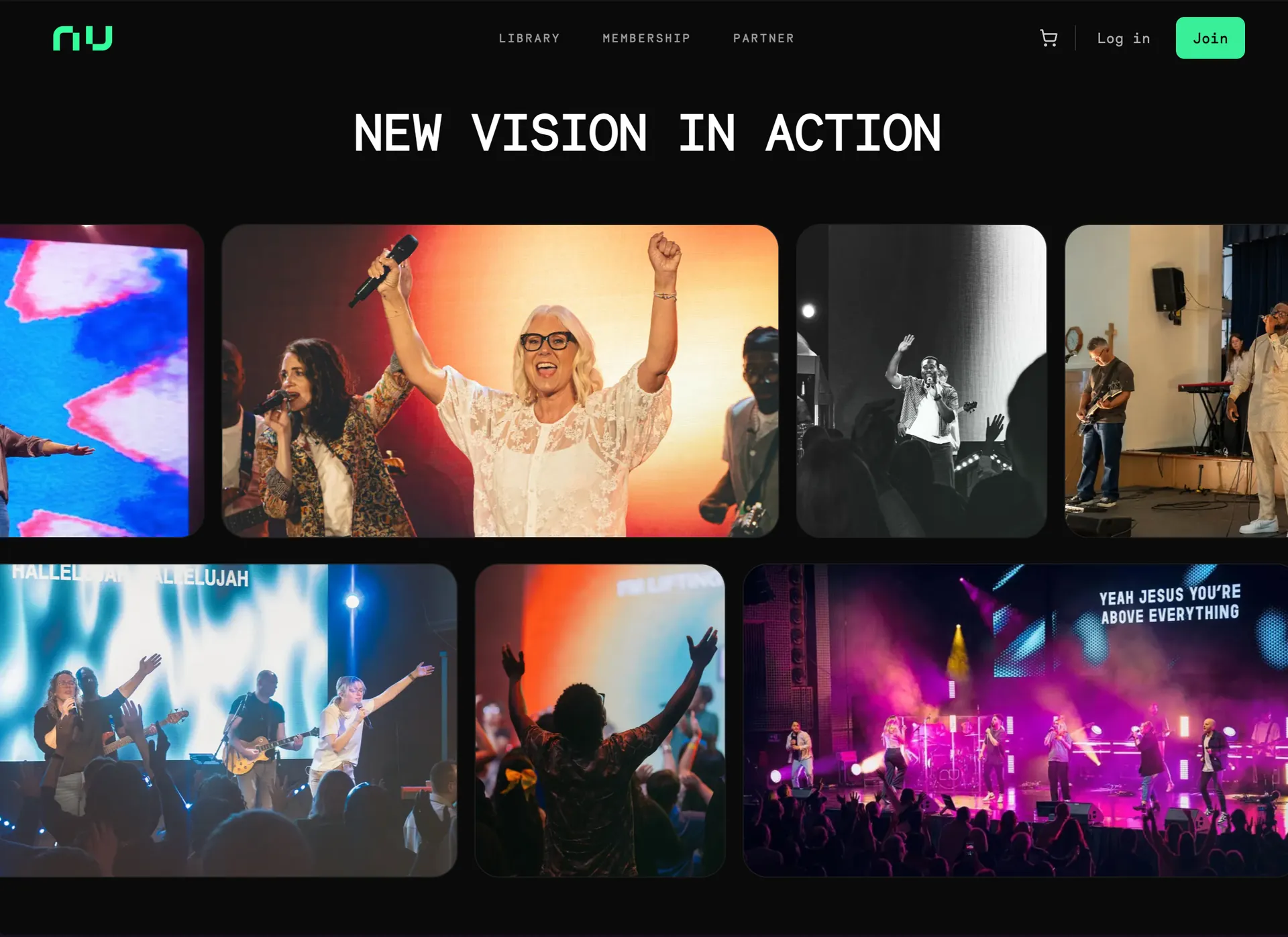 New Vision Media — product library browse