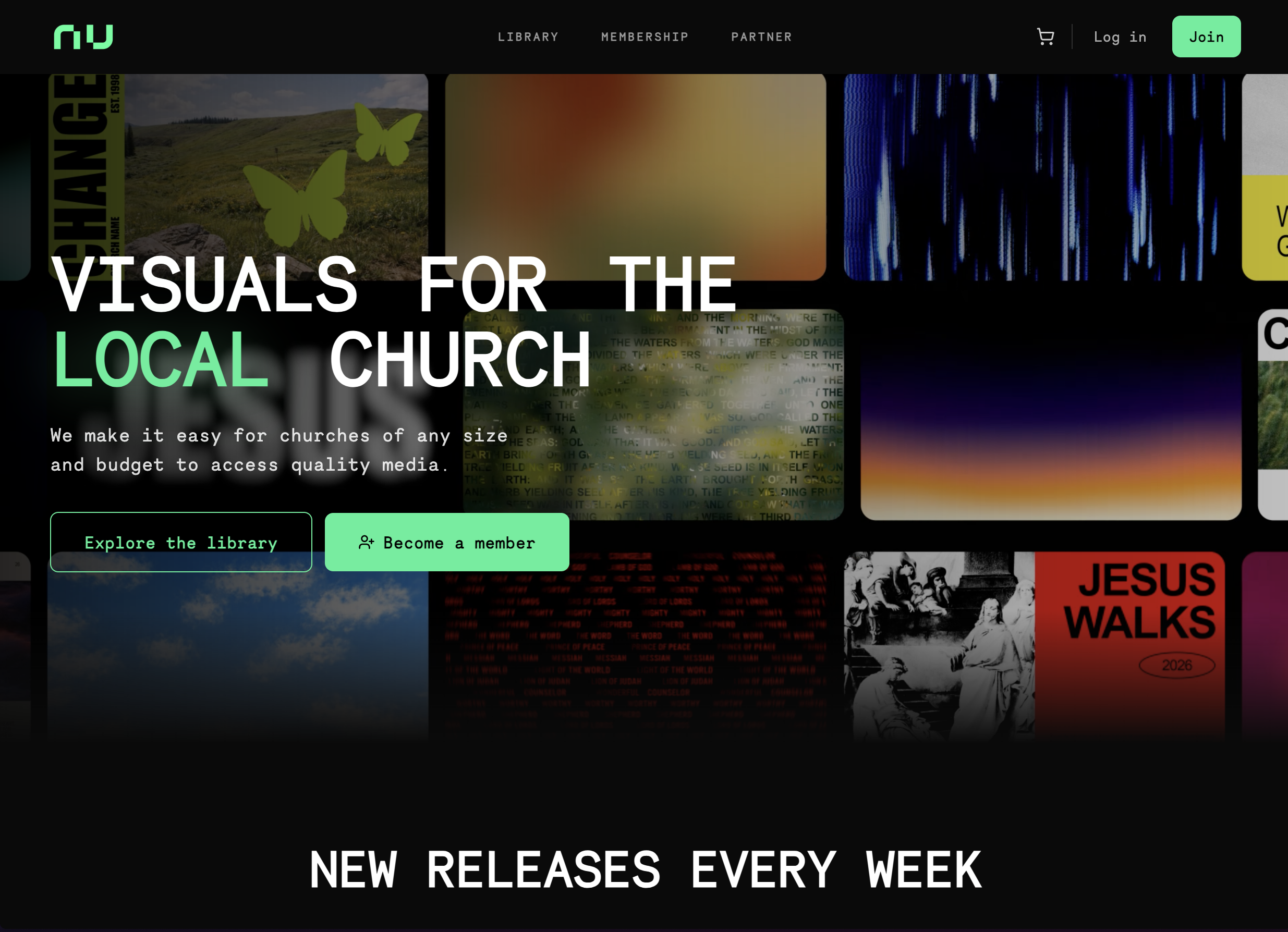 New Vision Media — subscription storefront overview